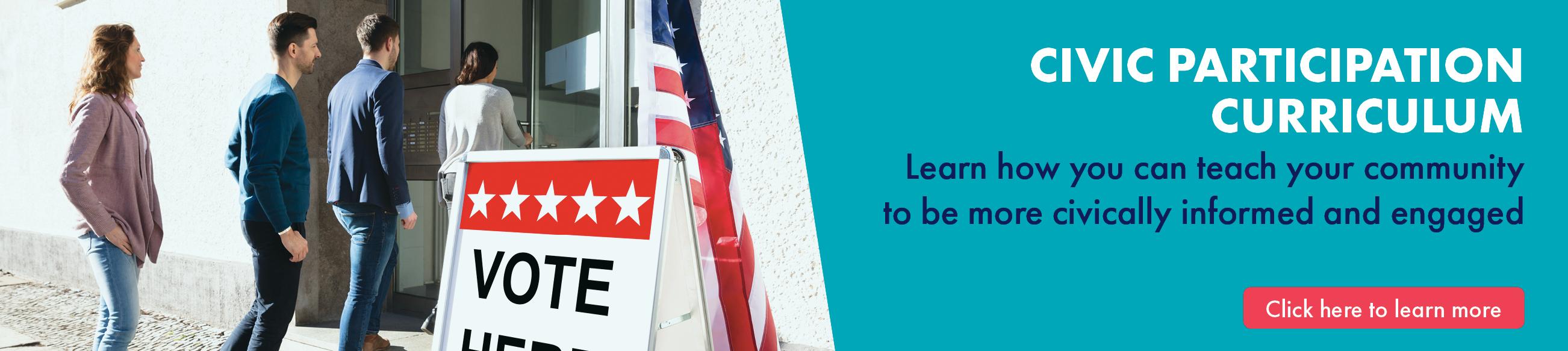 Civic Participation Curriculum Banner